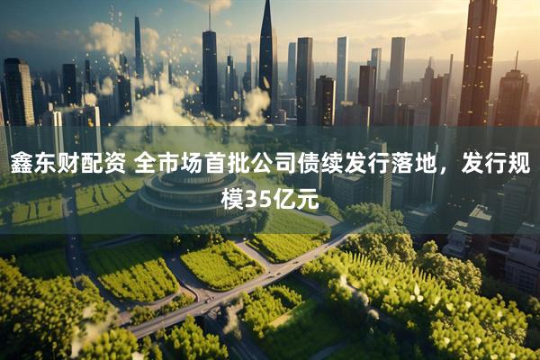 鑫东财配资 全市场首批公司债续发行落地，发行规模35亿元